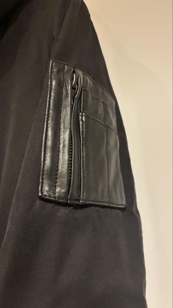 SHELLAC シェラック ラビットファーライナー モッズコート ブラック 美品