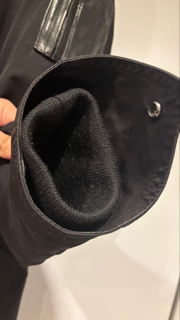 SHELLAC シェラック ラビットファーライナー モッズコート ブラック 美品