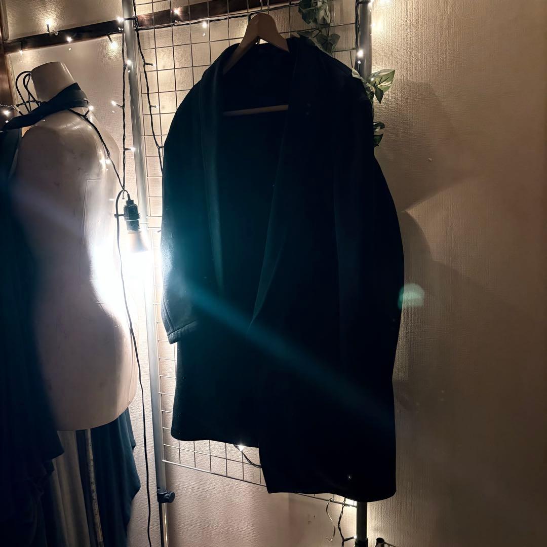 Julius オーバーサイズ long jaket & coat ブラック