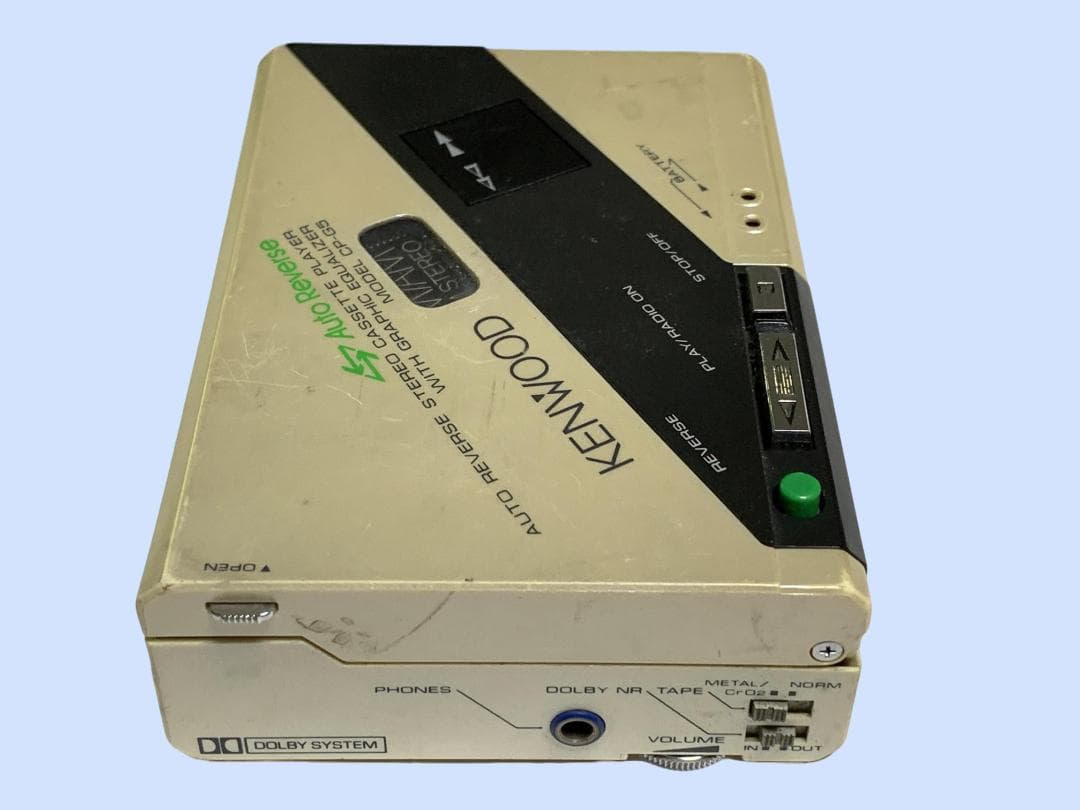 M8052 KENWOOD ポータブルカセットプレーヤー CP-G5