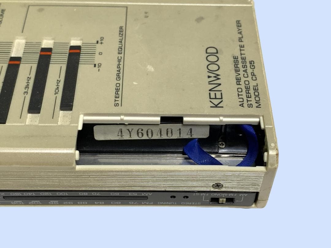 M8052 KENWOOD ポータブルカセットプレーヤー CP-G5