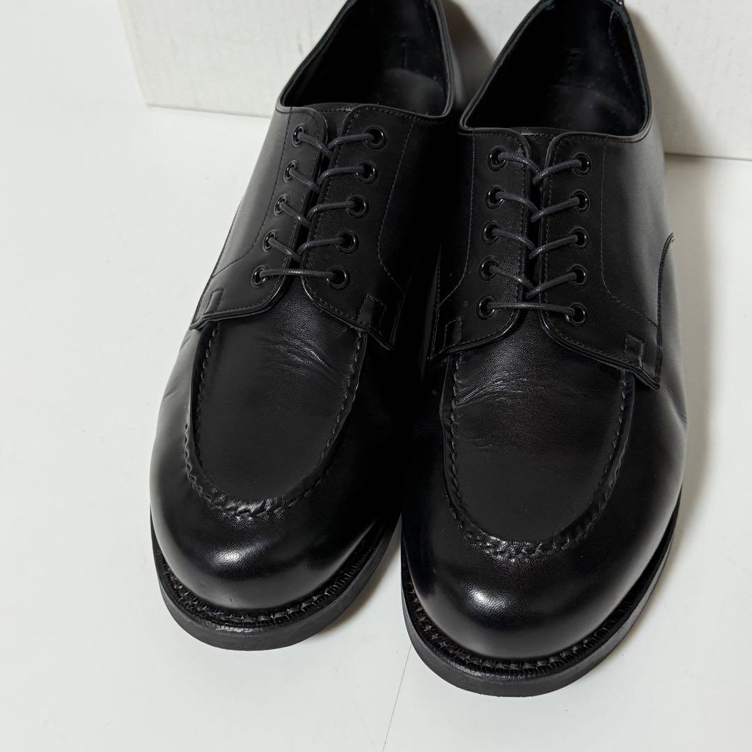 ⭐️極美品⭐️　三陽山長　ビジネスシューズ　モカシン　レースアップ　ブラック