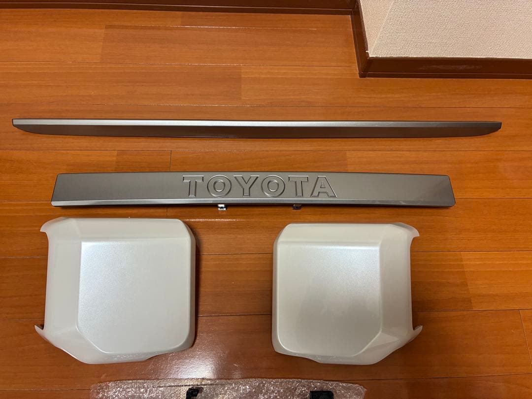 【納車前新車外し】ランクル250 純正外装パーツセット ホワイトパール