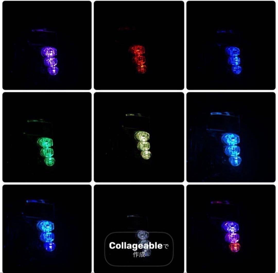 【即納】50プリウス　3連RGB バルブ交換式　H8H11H16バルブ対応