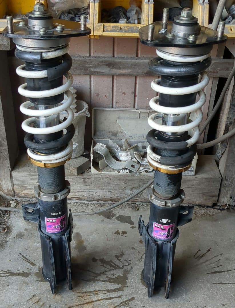 80ヴォクシー HKS 車高調 中古