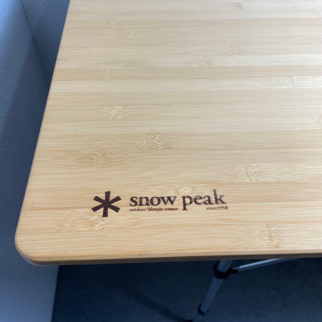  peak　LV-121T　アジャスタブルFテーブル竹　廃盤希少品