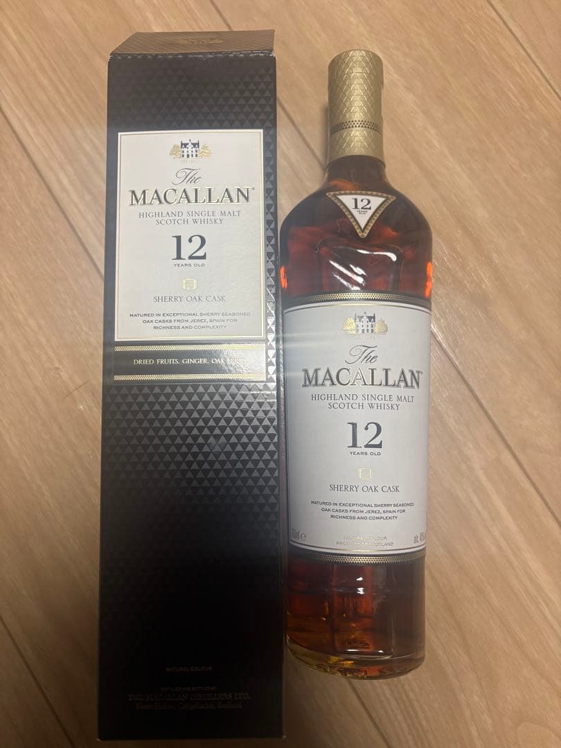 ウイスキー The Macallan 12 Year Old Sherry Oak700ml