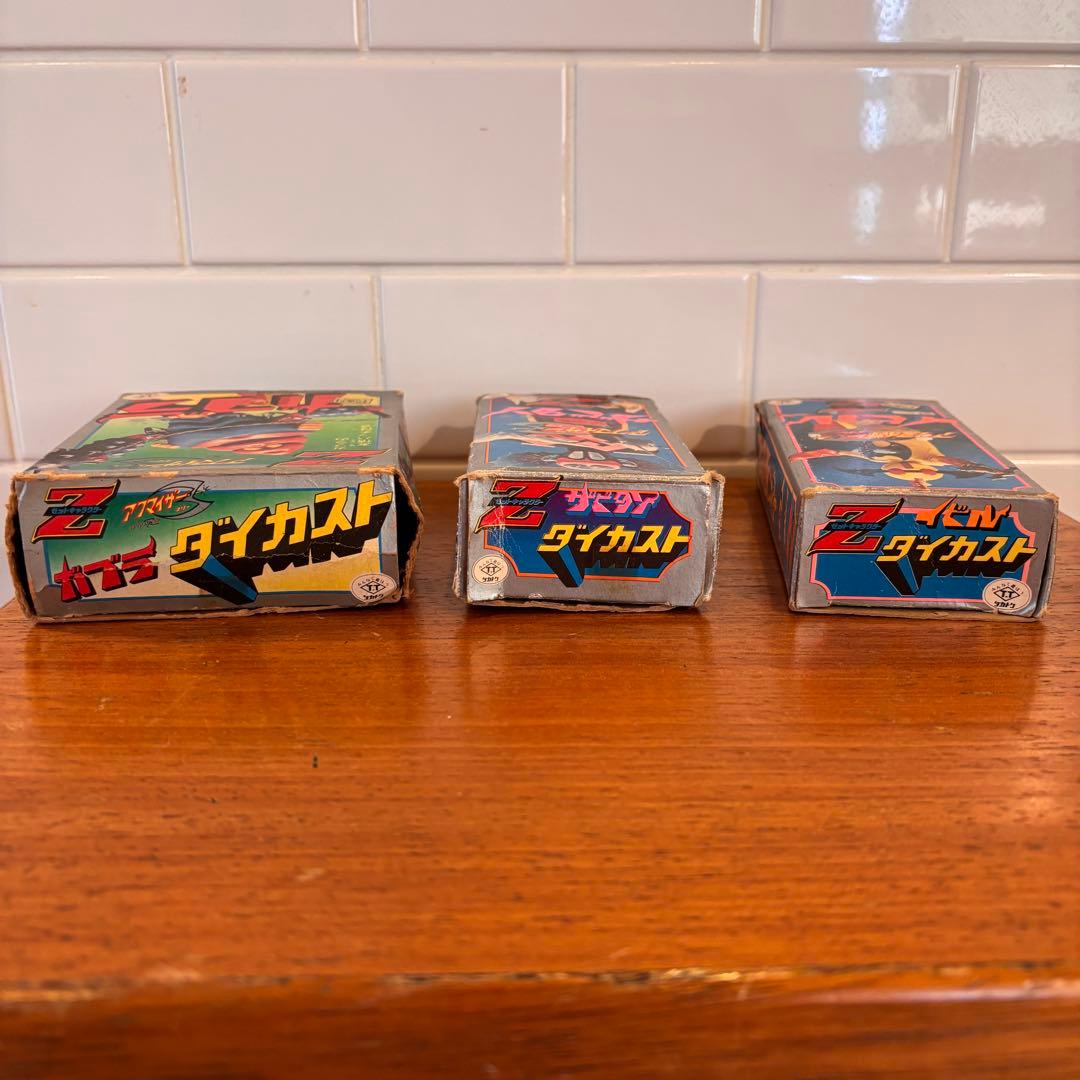 アクマイザー3 セット　シルバー合金　超合金　Z合金　ザビタン　イビル　ガブラ