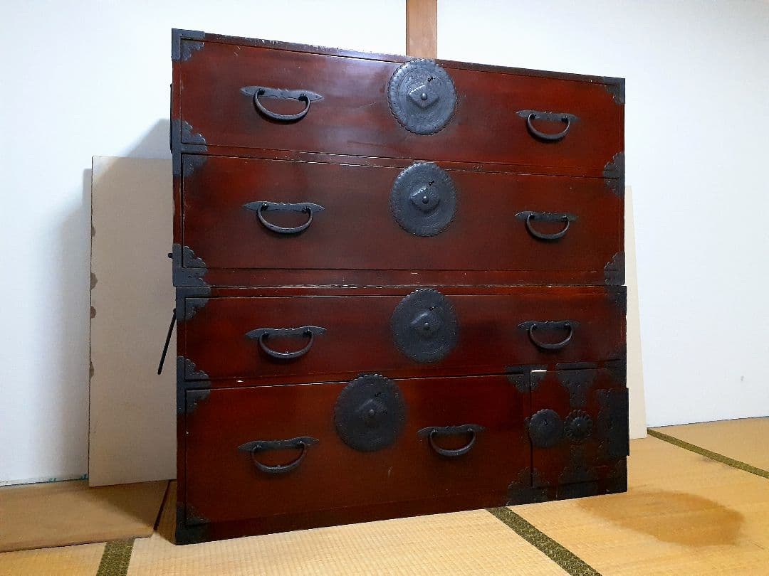 時代箪笥　相馬箪笥　和たんす　アンティーク　古民家　蔵出し