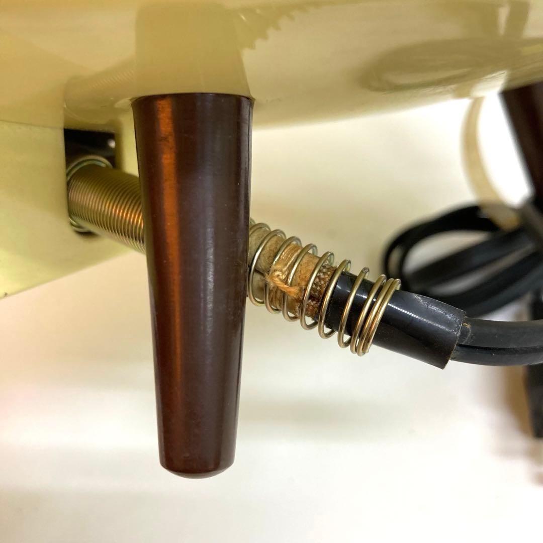 B420- 日立 電気コンロ HS-646 電熱ヒーター丸型 脚付き レトロ