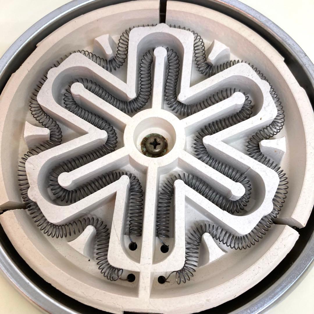 B420- 日立 電気コンロ HS-646 電熱ヒーター丸型 脚付き レトロ