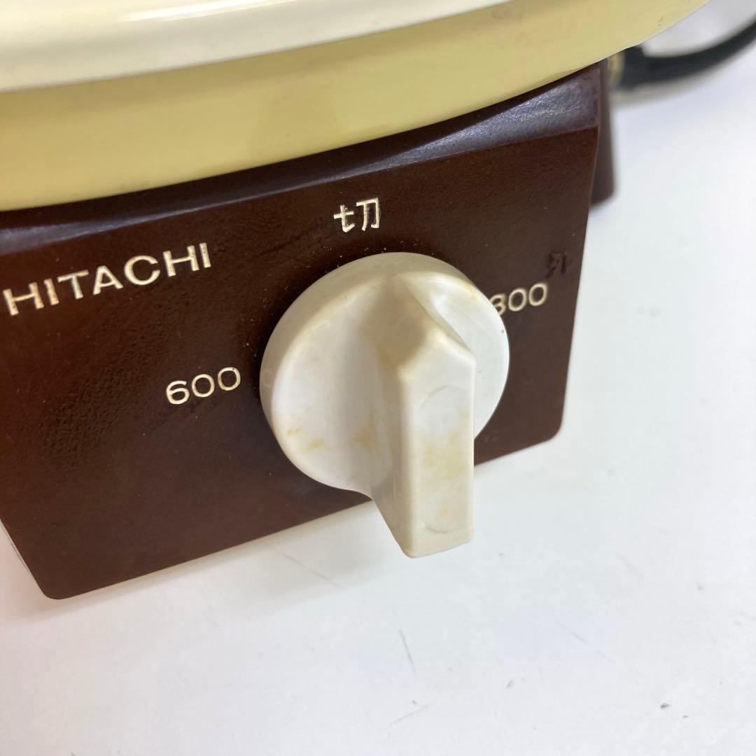 B420- 日立 電気コンロ HS-646 電熱ヒーター丸型 脚付き レトロ