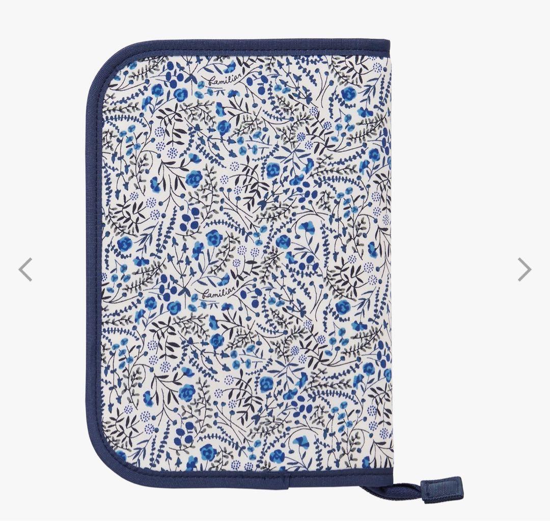 familiar ファミリア 母子手帳ケース リバティ ネイビー 001