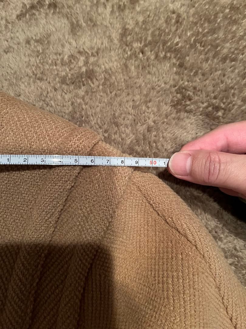 INVERTERE ベージュ ヘリンボーンダッフルコート38