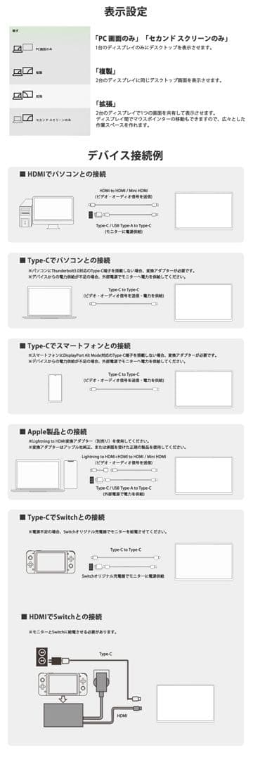 【ガッツ】【4K】モバイルモニター 4K 15.6インチ スタンド付