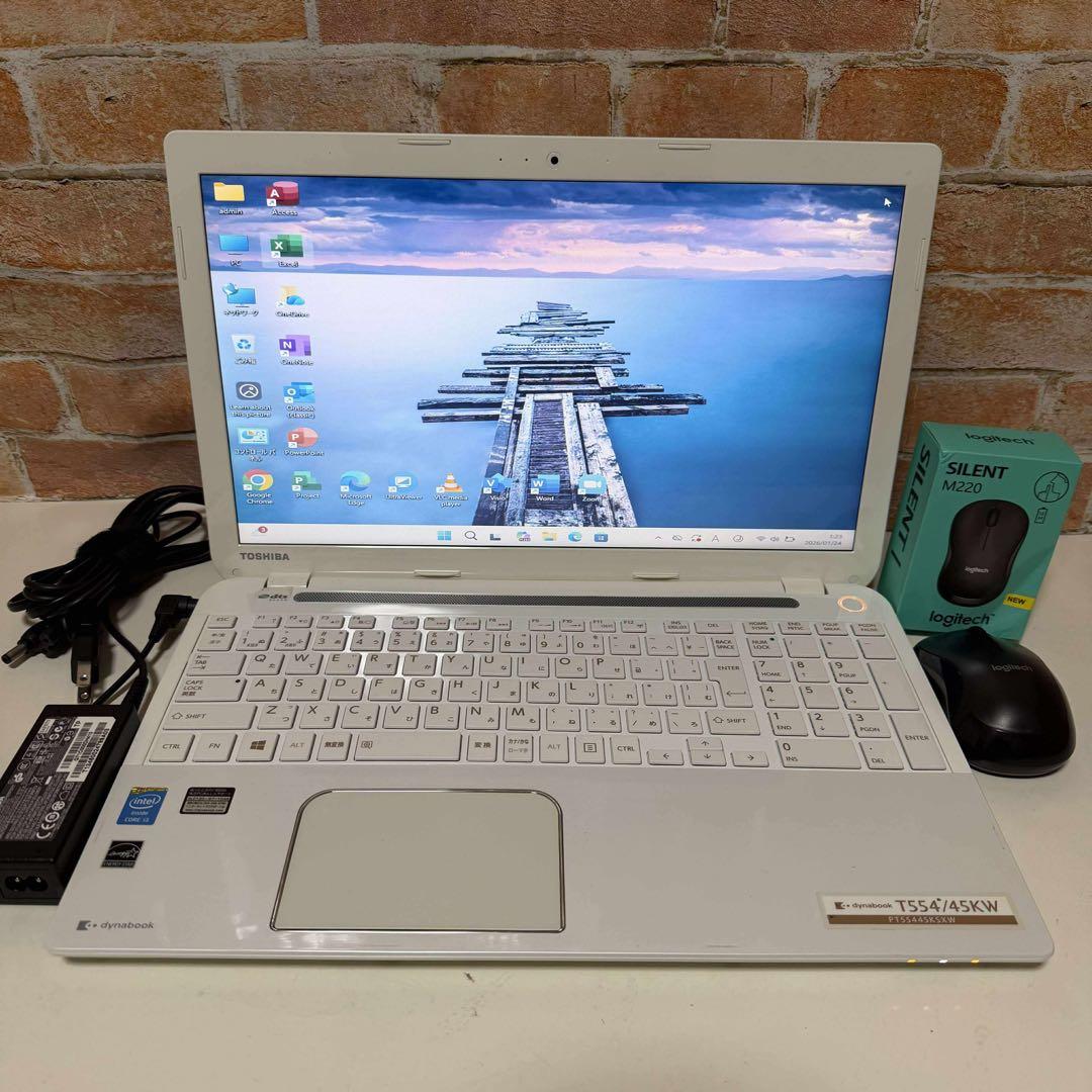 東芝ノート PC 高速起動SSD WebカメラWindows11 オフィス付き