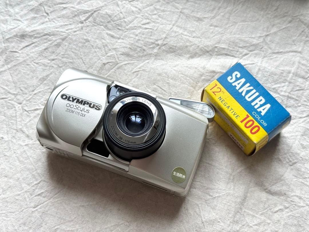 ⌘電池付、実写確認済！ OLYMPUS μ Stylus ZOOM 115⌘