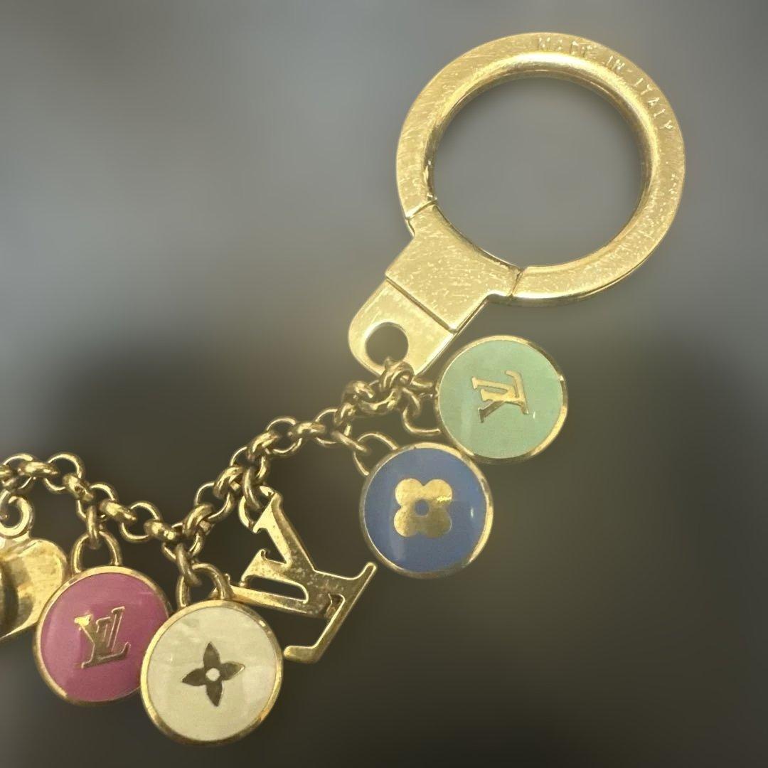 A*送様 ルイヴィトン ポルトクレシェンヌパスティーユチャーム マルチカラーバッ