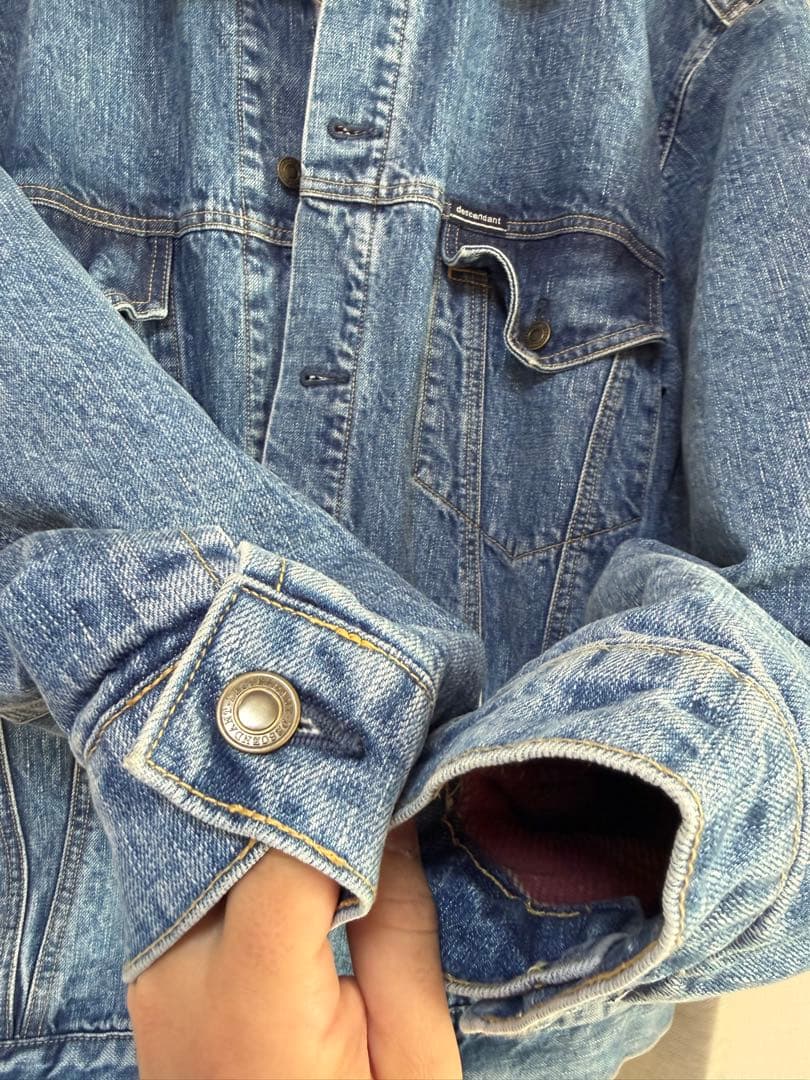 お*い様 DESCENDANT TRUCKER DENIM JACKET 04サ