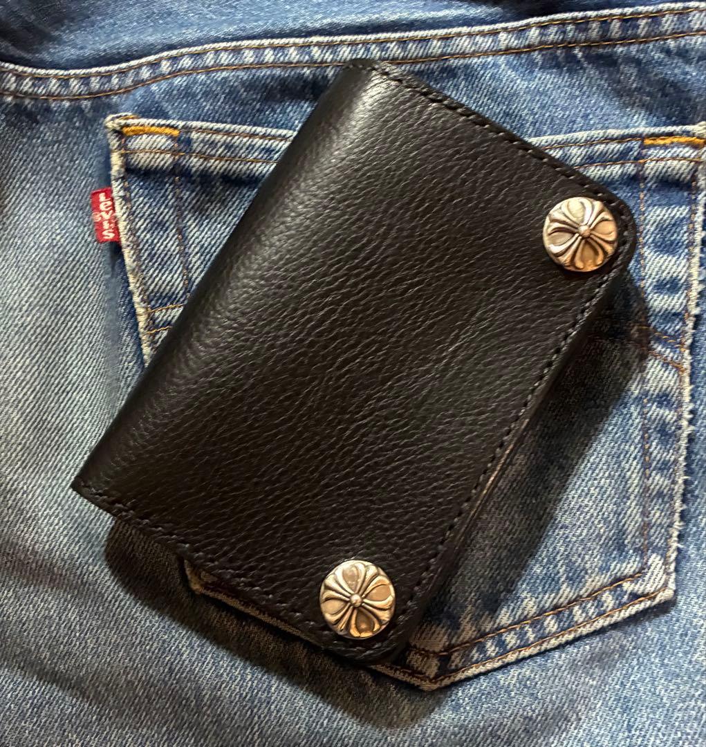 ミドルサイズ　イタリアンレザーシュリンク　シルバー925クロスボール