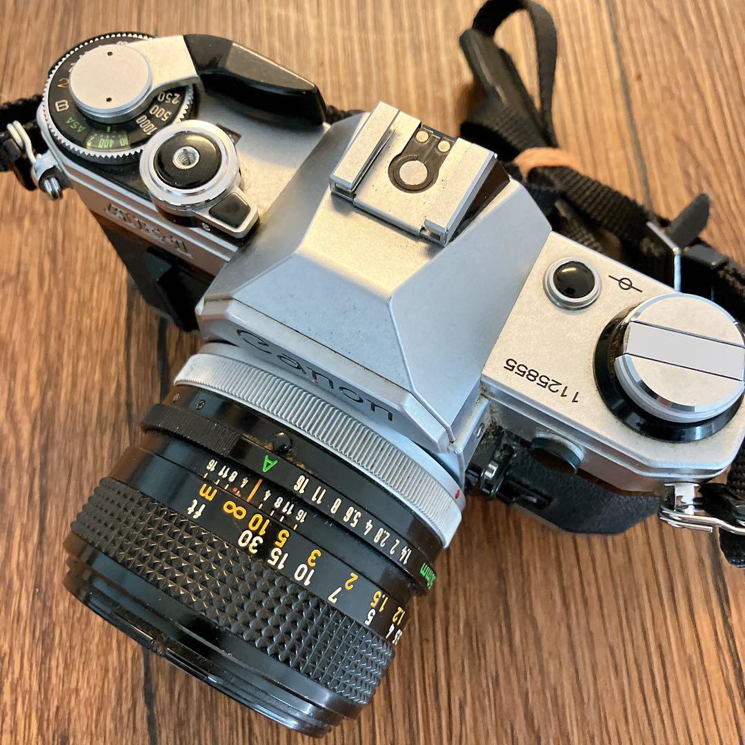 動作確認済　Canon AE-1 50mm F1.4 フィルムカメラ　レンズ付