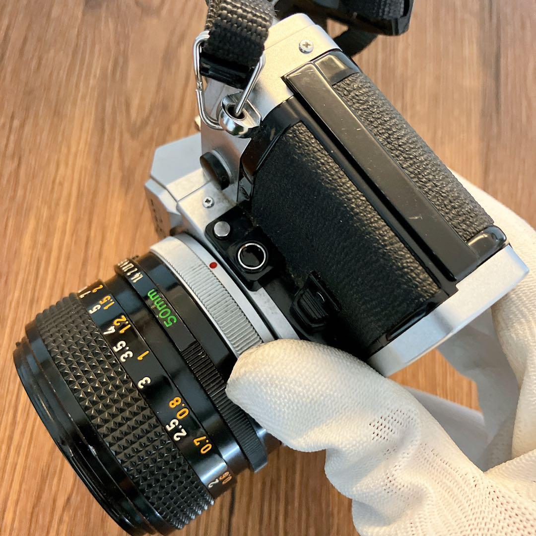 動作確認済　Canon AE-1 50mm F1.4 フィルムカメラ　レンズ付