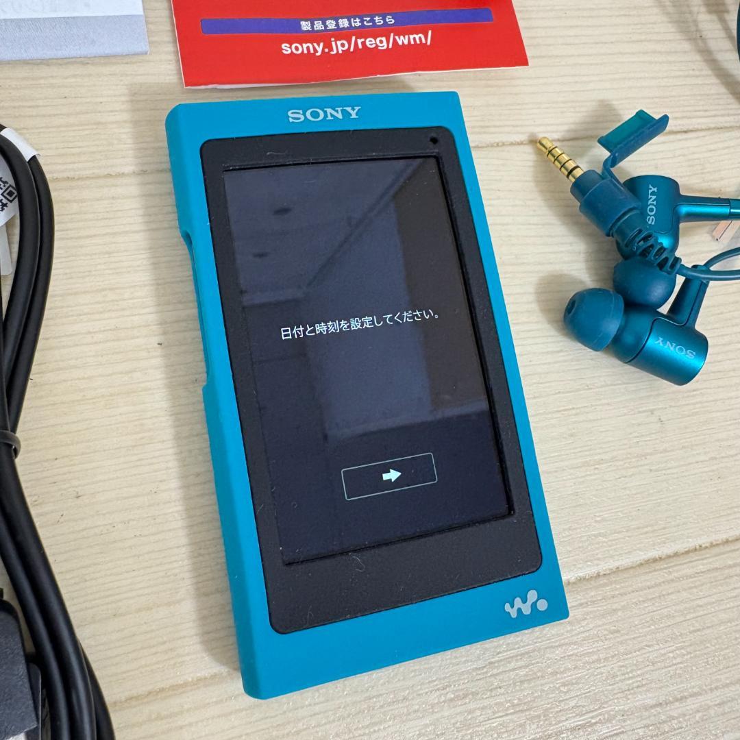 【美品！】SONY WALKMAN NW-A35HN 16GB ビリジアンブルー