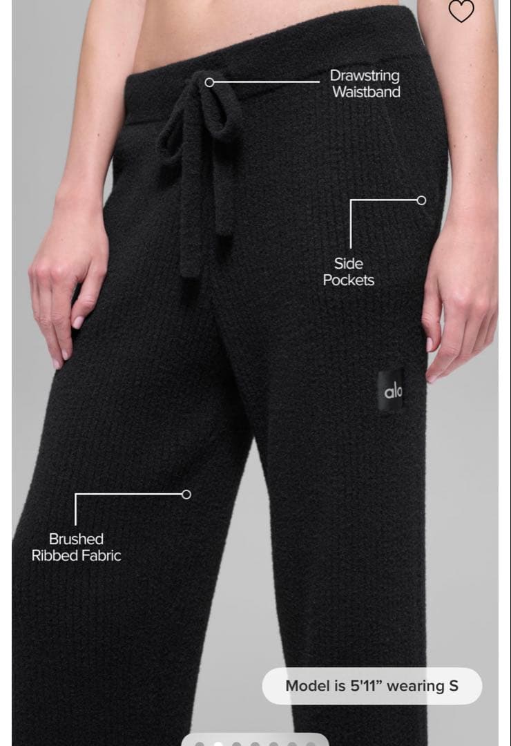 パンツ alo snuggle up pant