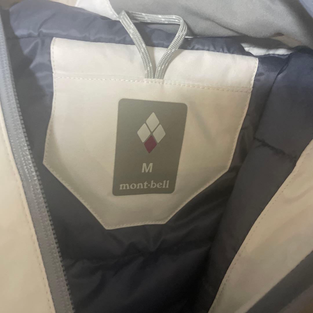 mont-bell パウダーホップパーカ アイスホワイト