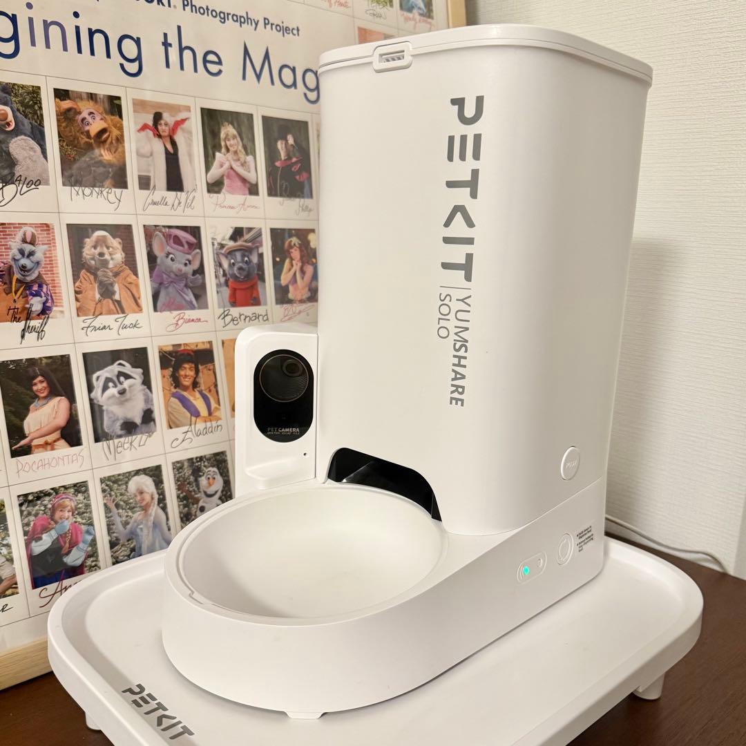 PETKIT 自動給餌器 Solo カメラ付き　スタンド付き