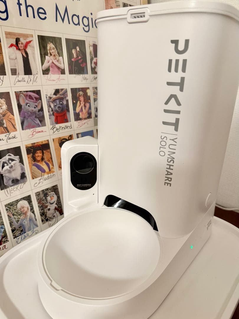PETKIT 自動給餌器 Solo カメラ付き　スタンド付き