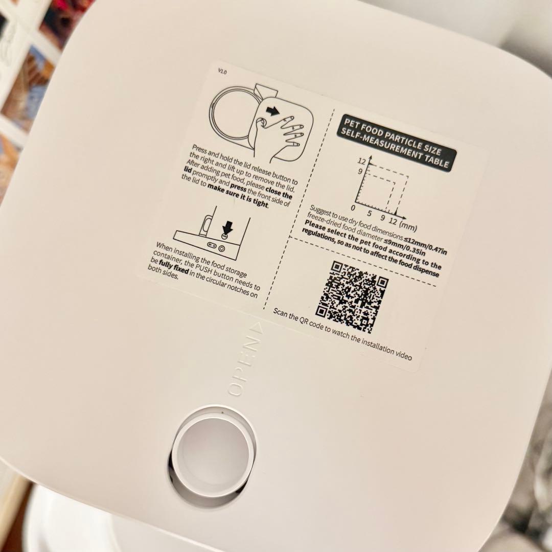 PETKIT 自動給餌器 Solo カメラ付き　スタンド付き