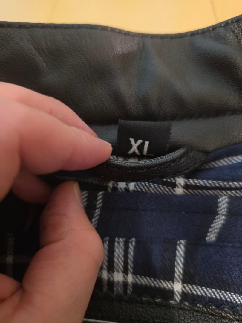 DEGNERシングルライダース レザージャケット 羊革 XL