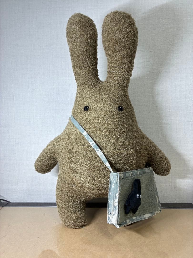 【HI】ウサギぬいぐるみ / ブラウン２型４サイズ（各装備込み）