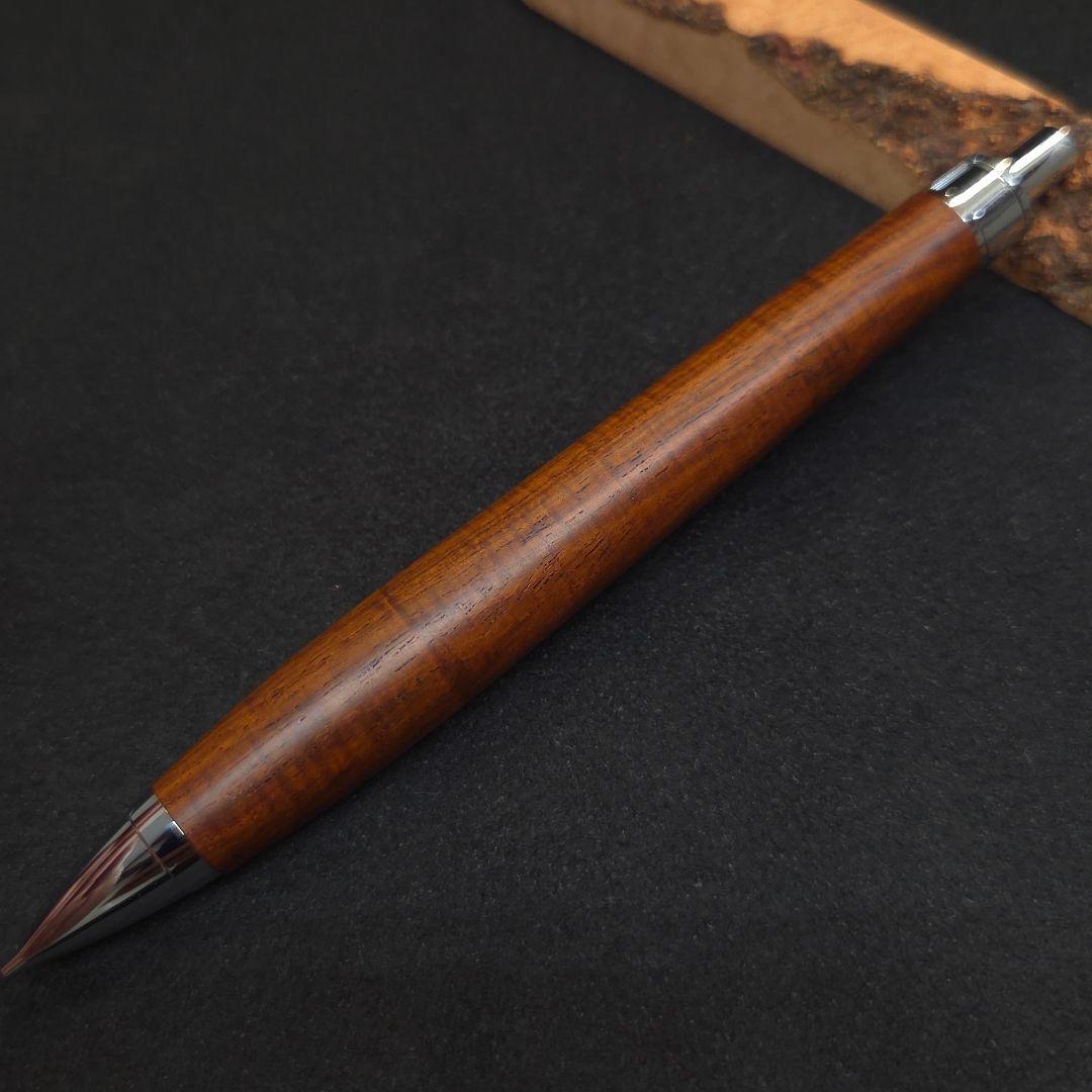 No.41ハンドメイド木軸シャーペンサイアミーズローズウッド