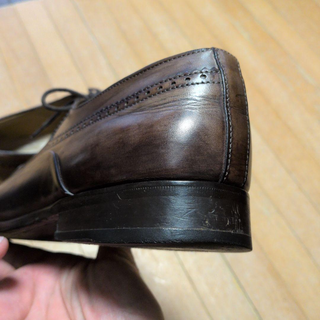 フランチェスコベニーニ　ストレートチップ　ダークブラウン