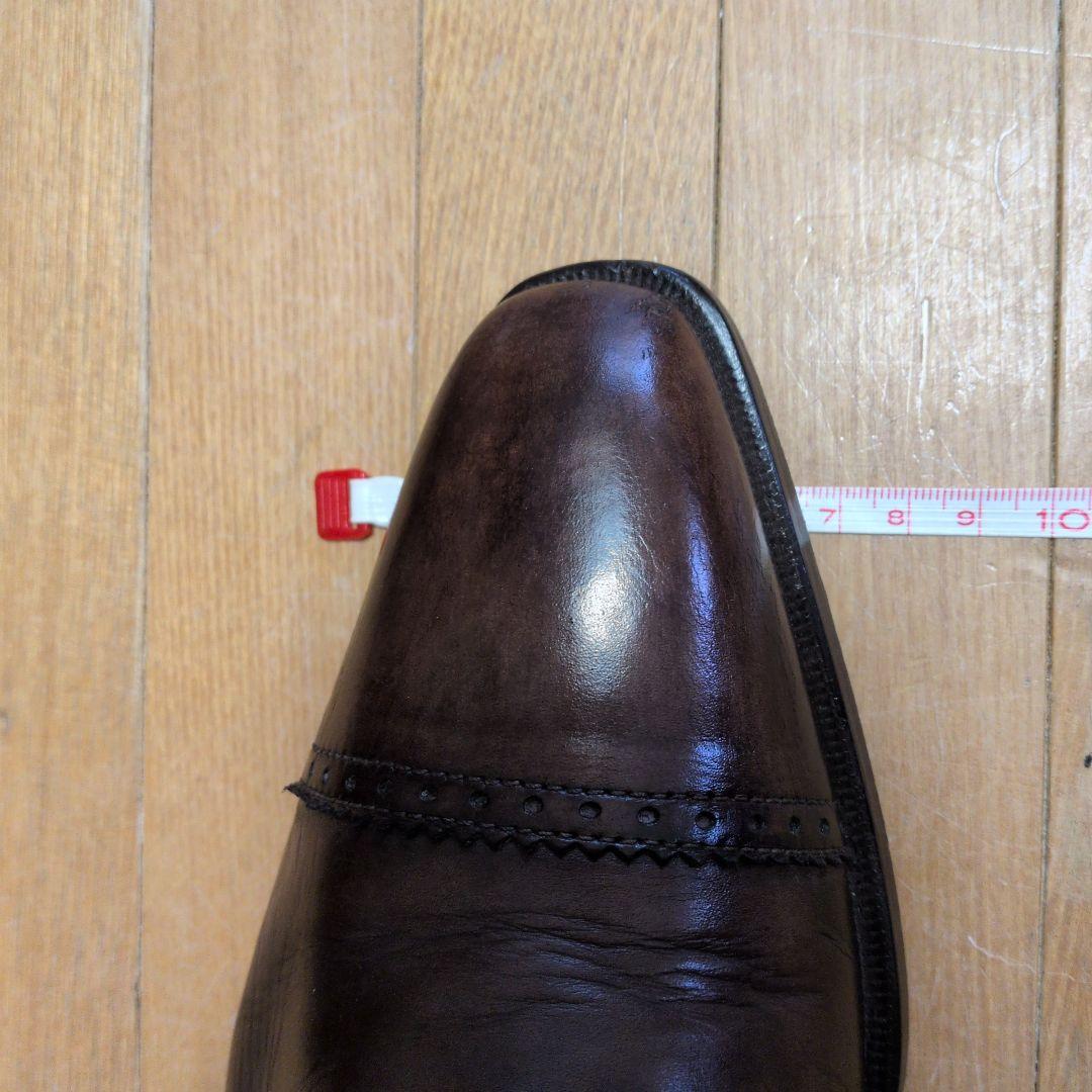 フランチェスコベニーニ　ストレートチップ　ダークブラウン