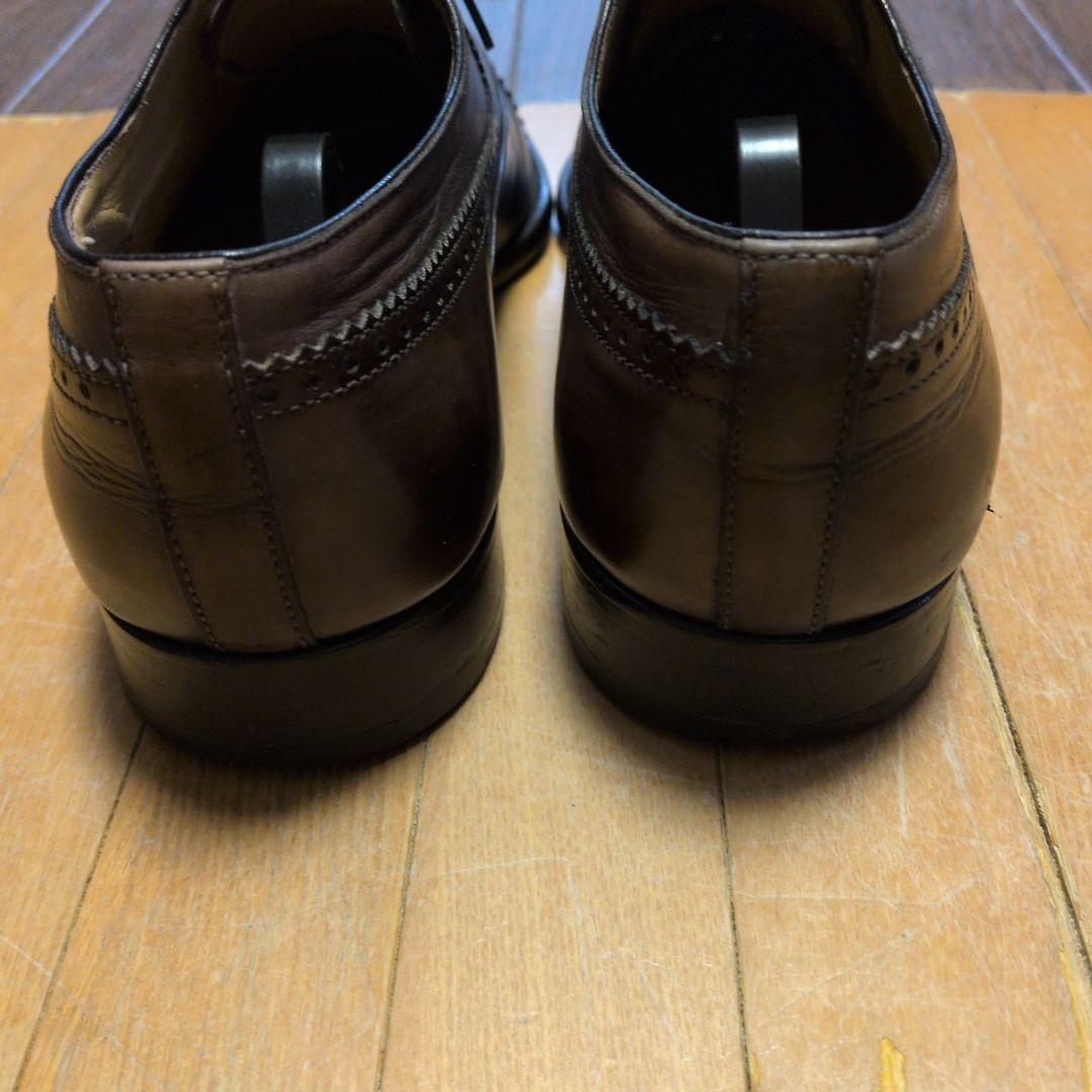 フランチェスコベニーニ　ストレートチップ　ダークブラウン