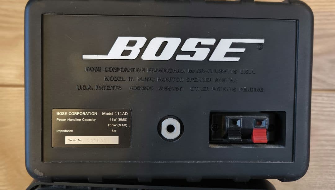 「BOSE 111AD 高音質 ブックシェルフ スピーカー ペア ● 動作良好」