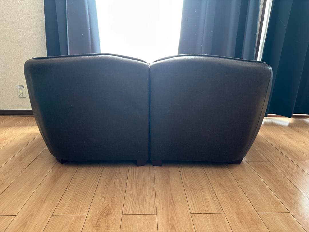 2人掛けソファ(ブラウン)