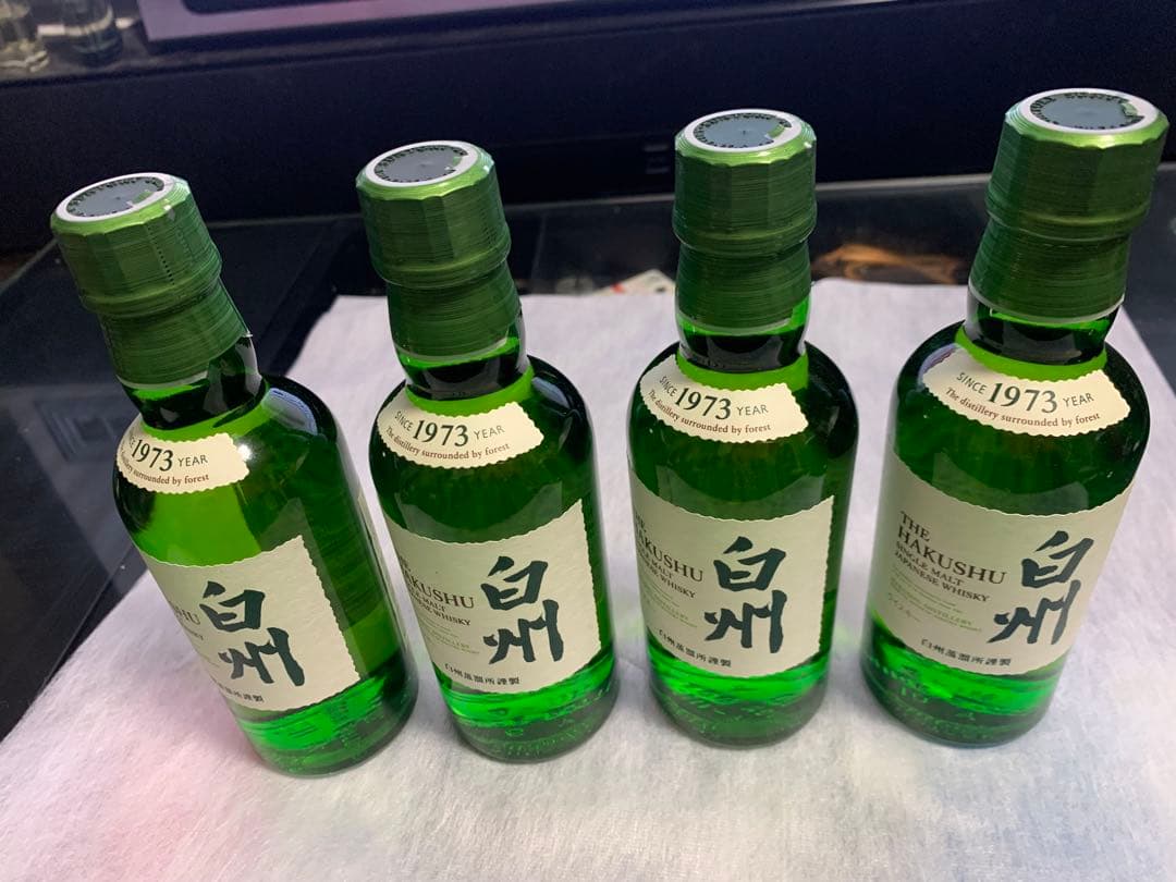 白州 HAKUSHU シングルモルトウイスキー 1973年 4本セット