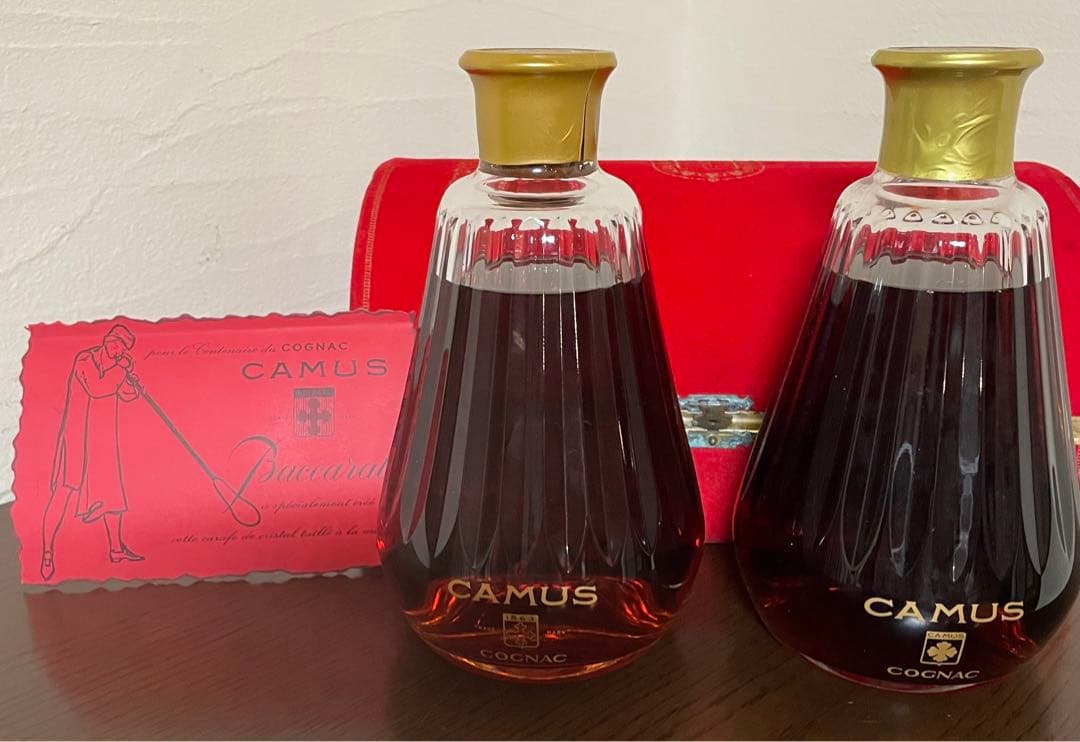 CAMUS 2本　コニャック ナポレオン ブランデーバカラ瓶700ml