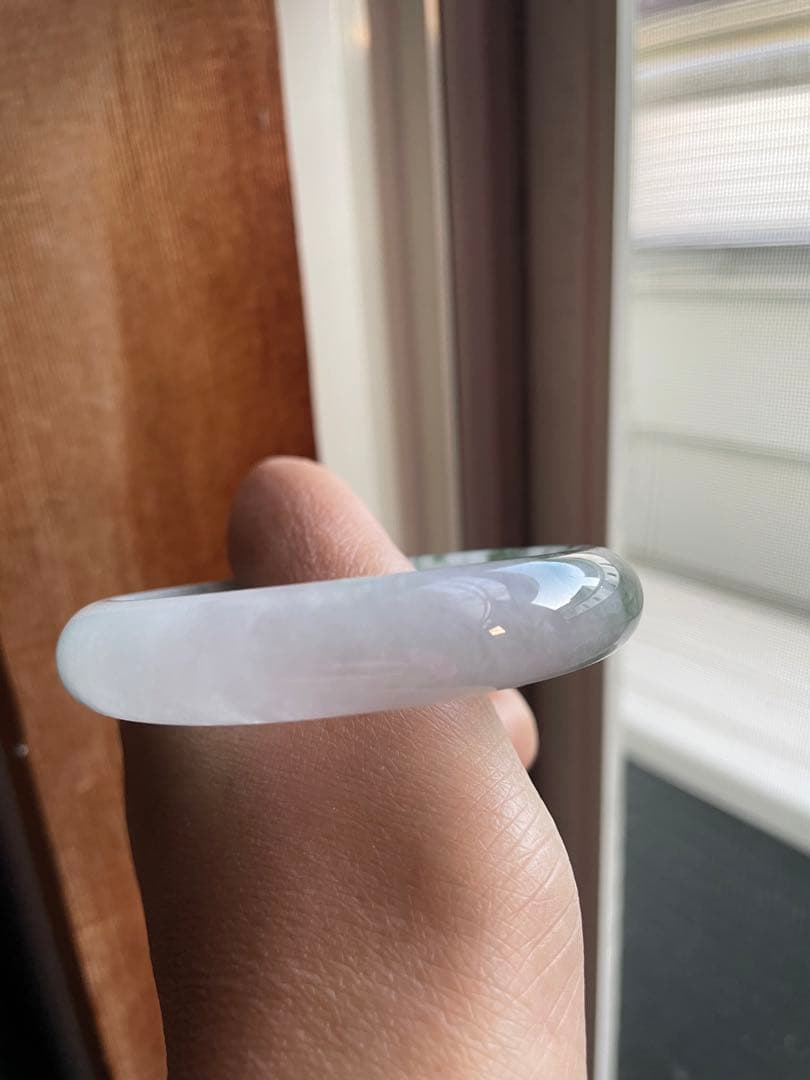 本翡翠 バングル 飄花 56.8