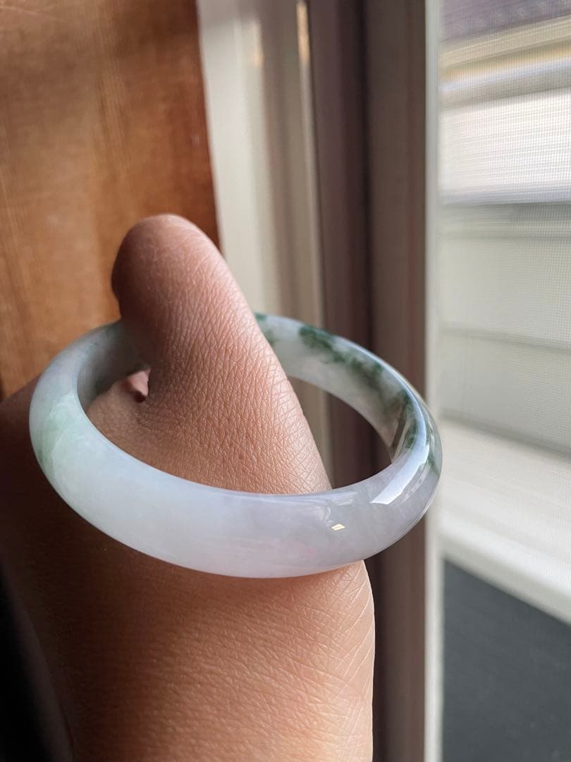 本翡翠 バングル 飄花 56.8