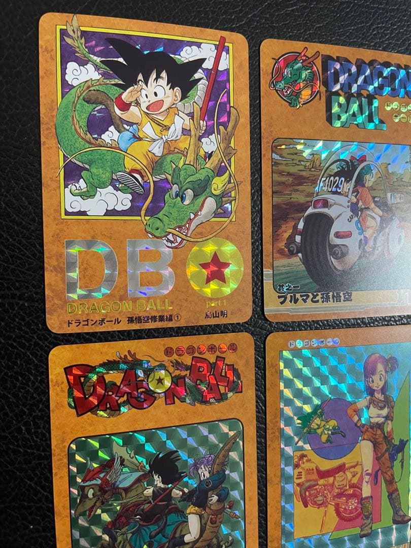 ①孫悟空修業編　56枚　ドラゴンボール表紙扉絵　キラカード