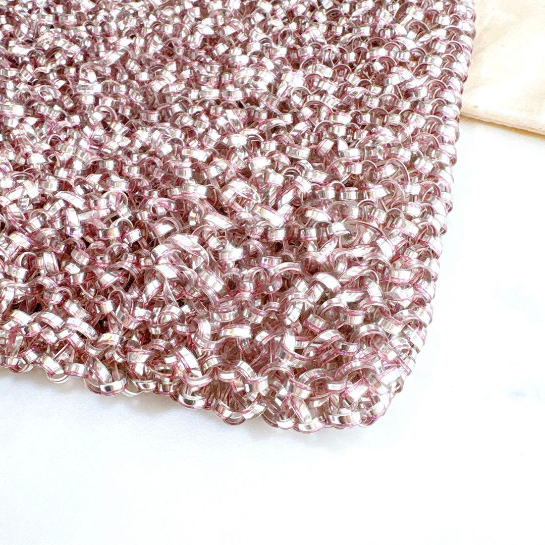 【美品】希少 廃盤カラー アンテプリマ スクエア ミディアム ピンクシルバー