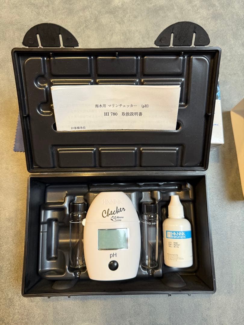 HANNA アクアリウムpHチェッカー　チェッカーHC 海水用 pH　HI780