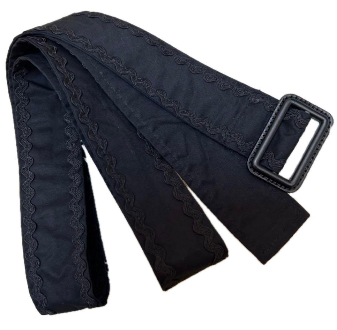 最終価格 訳あり未使用級Max Maraマキシ丈シャツワンピース 40黒ベルト