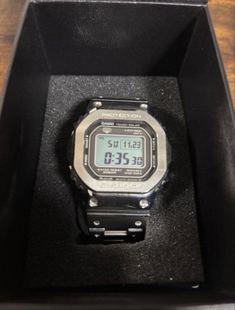 うぇっさー　調整工具付　G-shock GMW-B5000 フルメタル