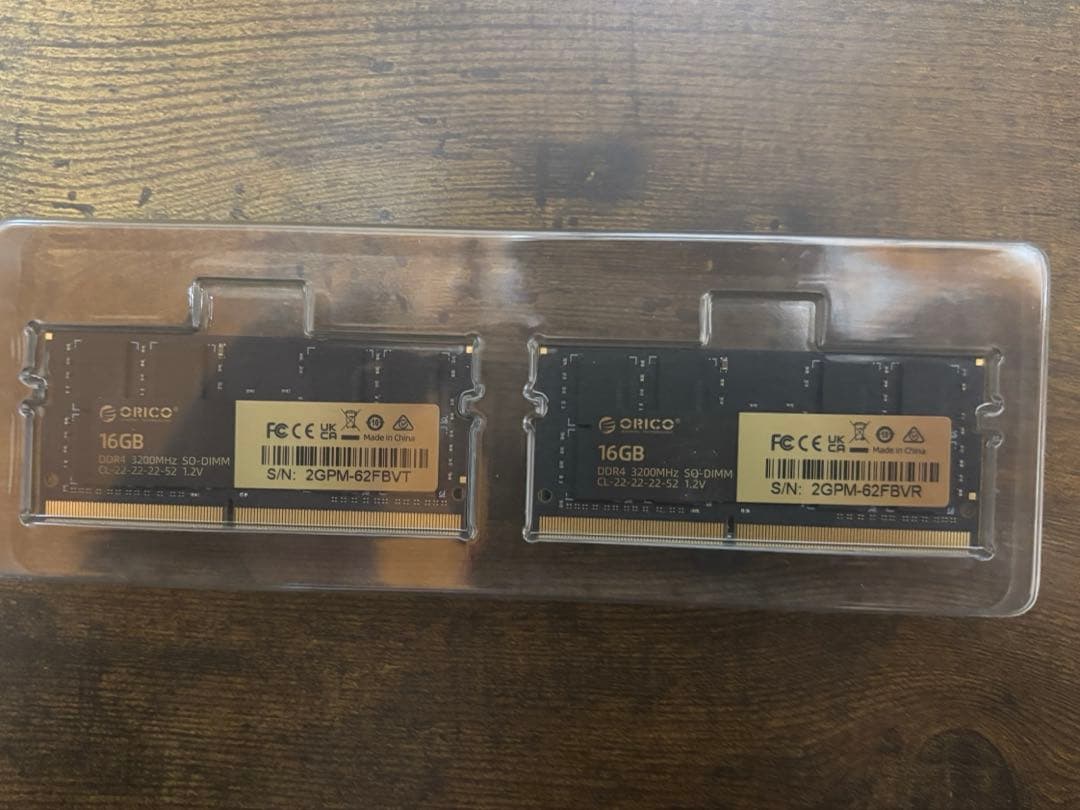 ORICO ノートパソコン DDR4 16GB×2 32GB